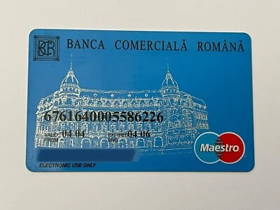 MasterCard Credit Card from Romania ~ unsigned ~ collectible ~ Expired in 2006 - Image 1 of 2