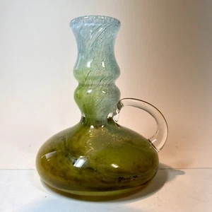 Ekenas MCM Kunst Glas Kerzenhalter Kerzenhalter signiert John Orwar Lake L 1204/7 - Bild 1 von 7