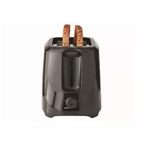 Efficient Toasting Made Easy: Mainstays 2-Slice Toaster in Black with 6 Shade Se - Picture 1 of 5