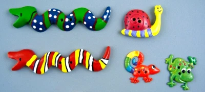 CHERI STROLE CHILDREN'S BUTTONS - SET OF 5 - Image 1 of 3