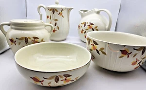 Jarra de té Hall Autumn Leaf Jewel, cuencos, olla de frijoles, cafetera, té a tu elección - Imagen 1 de 58