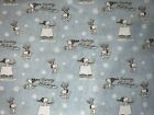 Peanuts Snoopy Fabric Snoopy Woodstock Happy Holidays Christmas Sold by Yard 