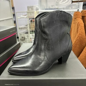 Neu mit Karton Vince Camuto Salintino Damen-Bootie schwarz Lux abgenutzt Größe 6M - Bild 1 von 4
