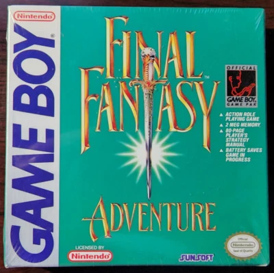 Final Fantasy Adventure (Nintendo Game Boy, 1991) Brand New, Sealed! - Image 1 of 4