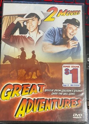 2 Great Adventures: Rescue from Gilligan's Island Over the Hill Gang. (DVD 2005) - Image 1 of 2