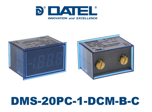 muRata-DATEL Digital Panel Meter DMS-20PC-1-DCM-B-C Blue 8.0-50.0VDC | eBay
