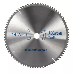 30/40/60/80/100/120 Zähne Holz Metall Schneidscheibe 4-14 Zoll TCT Kreissägeblatt - Bild 1 von 27