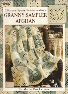 Granny Sampler Afghan Pattern to crochet booklet LA2755 - Picture 1 of 3