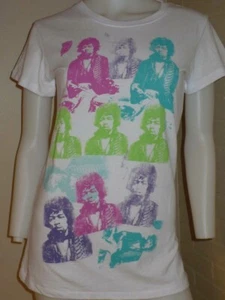 NEW JIMI HENDRIX COLORFUL NEON RAINBOW ROCK ICON SHIRT TOP LARGE - Picture 1 of 2