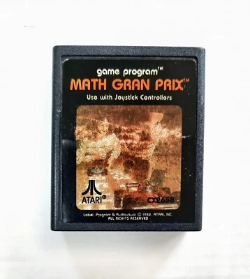 Math Gran Prix ATARI 2600 Video Game Cartridge Only 1982 Tested (See Photos) - Image 1 of 4