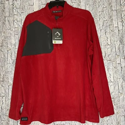 NWT Dri Duck DDX Red Microfleece Full Zip Jacket Men's 2XL - Image 1 of 4