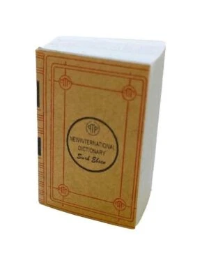 Bambole Casa Grande Dizionario Libro Miniatura Studio Scuola Accessorio 1:12 - Immagine 1 di 4