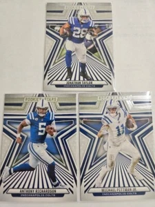 2024 Rookies & Stars Colts 3 Card Lot - Richardson/Taylor/Pittman Jr. - Picture 1 of 2