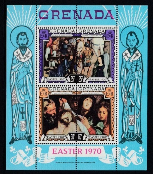 GRENADA Easter 1970 MNH souvenir sheet - Image 1 of 1