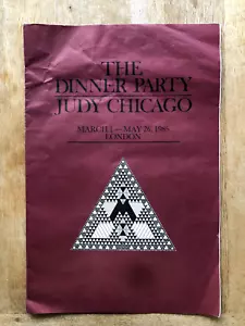 Dinner Party Judy Chicago Catalogue London 1985 - Picture 1 of 3