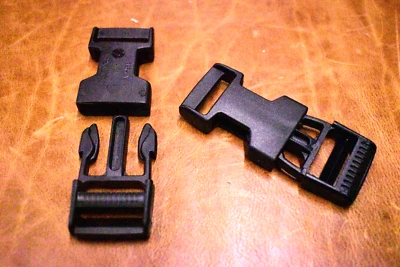 2 PK Fastex 1" Hebillas de Liberación Lateral Rápida, Clips de Hebilla de Plástico Foto 1 de 4