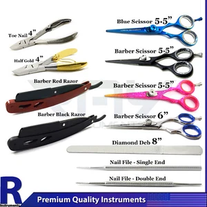Kit de tijeras de cortar tijeras de afeitar salón para afeitar quiropodia uñas lima herramientas - Imagen 1 de 13