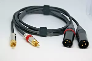 Naim Kabel NAP 135/300/500 AMP Mogami Neutrik Gold XLRs auf Gold Cinchs Neu - Bild 1 von 3