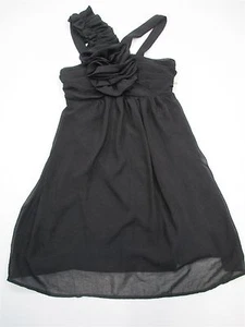 new MYSTIC Women's Size M Classy Flowy Formal Little Black Shift Dress - Picture 1 of 8