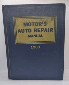 1963 Motor's Auto Repair Manual 26th Edition Hardcover - Picture 1 of 13