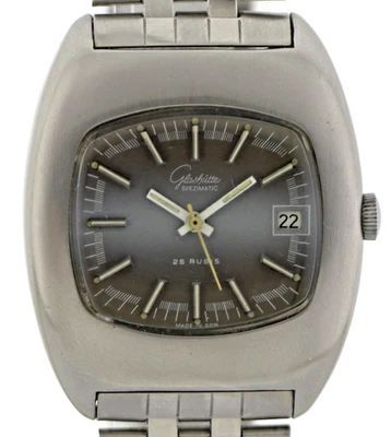 Rarität NOS-GUB Glashütte Goldfuchs 6-66 Vintage Herren Uhr Automatik Kal.75 Ø35 - Bild 1 von 4