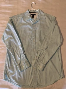 Club Room Mens Blue Button Down Dress Shirt M - Picture 1 of 9