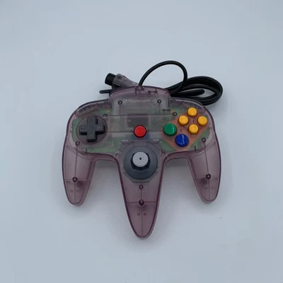 Nintendo 64 Controller Atomic Purple  NUS-005: TESTED / WORKING / NEW JOYSTICK - Image 1 of 3
