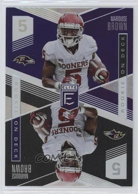 2019 Panini Donruss Elite Rookie On Deck Marquise Brown #RD-5 RC - Image 1 of 2
