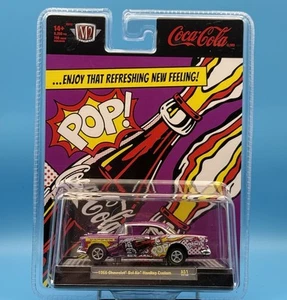 2025 M2 Machines Coca Cola Series 1955 Chevrolet Bel Air Hardtop Custom A51 - Picture 1 of 6