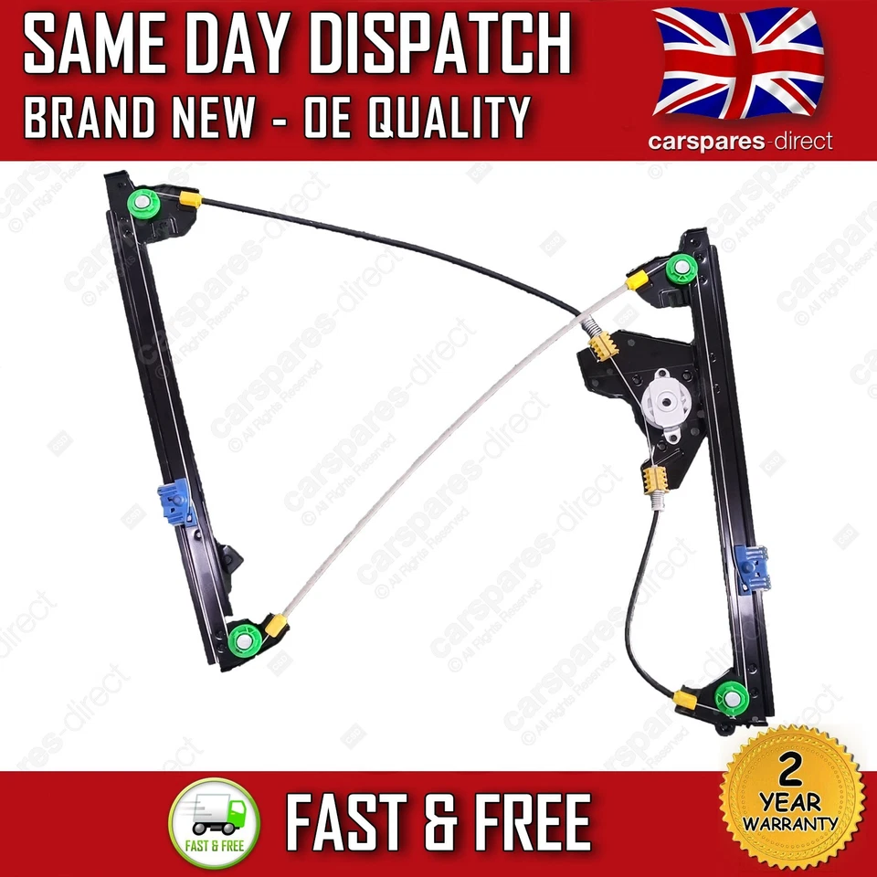 RENAULT MEGANE IV 2016-2024 FRONT RIGHT WINDOW REGULATOR W/O MOTOR - Image 1 of 1