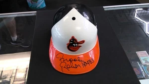 BROOKS ROBINSON SIGNED BALTIMORE ORIOLES F/S BATTING HELMET - Picture 1 of 4