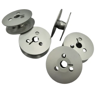 5X  Bobbins 32mm 3Holes Both Sides for Vetron 5000; Pfaff 2545 & Durkopp Adler - Image 1 of 4