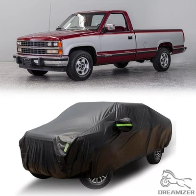 Cubierta de camioneta impermeable UV lluvia protector contra polvo para Chevy C1500 C2500 C3500 Foto 1 de 4