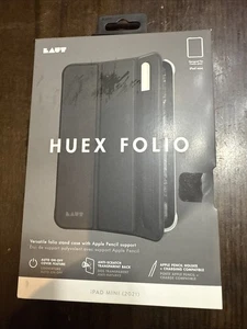 LAUT - HUEX Folio case with Pencil Holder for iPad Mini 6 (2021) Black - Zdjęcie 1 z 3