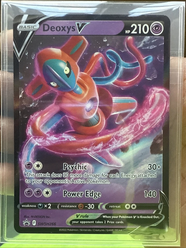 Deoxys V SWSH266 SWSH: Sword & Shield Promo Cards Holo - Image 1 of 1
