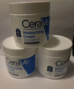 3 CeraVe Daily Moisturizing Creams For Normal to Dry Skin- 16 oz Each - Picture 1 of 2