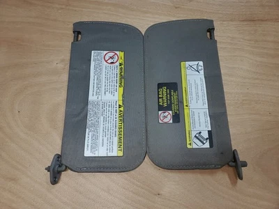 1998-2004 Nissan Xterra Frontier Driver Passenger Sun Visor Dark Gray 15 in Foto 1 de 4