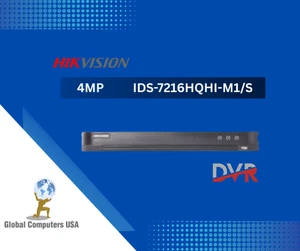 DVR 16CH IDS-7216HQHI-M1/S 16 CHANNEL + 4 IP 4MP 4K- OUT HDD - Picture 1 of 2