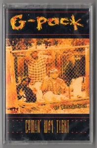 G-PACK Comin' Way Tight SEALED Gangsta Rap West Coast G-Funk Tape 1995 - Picture 1 of 3
