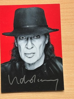 Udo Lindenberg - Autogrammkarte original signiert - #46777 - Bild 1 von 2