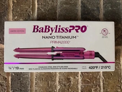 BaByliss PRO Nano Titanium Prima 2000 Ionic Straightener  3/4" LIMITED EDITION - Image 1 of 3