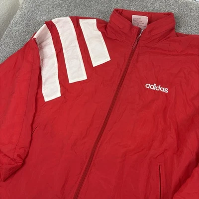 De colección Años 80 Adidas Cortavientos Cremallera Completa Chándal Chaqueta Para Hombre L Informal Jersey Foto 1 de 4