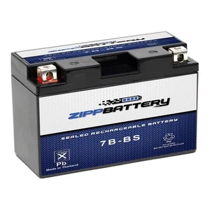Chrome Battery 7B-BS Power Sports Battery - High Performance - Sealed AGM - M... - Picture 1 of 7