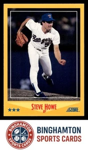 1988 Score Baseball Card #543 Steve Howe Texas Rangers - Picture 1 of 2