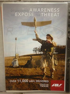 4/2009 PUB AV AEROVIRONMENT DRONES OVER 11000 UAS DELIVERED US ARMY ORIGINAL AD - Bild 1 von 1