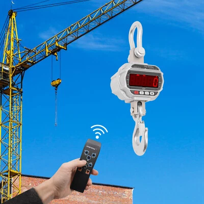 5000kg/11000lbs Aluminum Hanging Weight Digital Scale +Infrared Remote Control - Image 1 of 4