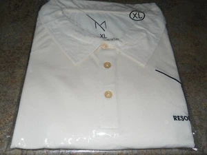 Camisa de golf para hombre M Resort & Spa amarilla - talla XL - totalmente nueva hecha en EE. UU. - Imagen 1 de 3