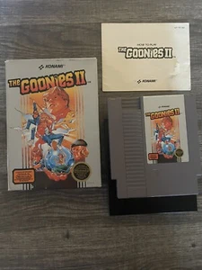 Goonies II Nintendo NES Complete in box Rare CIB Good Shape - Picture 1 of 2