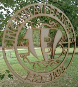 Cincinnati Bengals Laser geschnitten Holz Fenster/Wand Dekor 4" oder 6"x2mm Farbe/Beize bereit - Bild 1 von 10