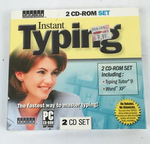 Juego de 2 CD Rom de escritura instantánea 2003 temas Windows 95 o mejor escritura 9/Word XP - Imagen 1 de 6